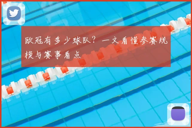 欧冠有多少球队?一文看懂参赛规模与赛事看点